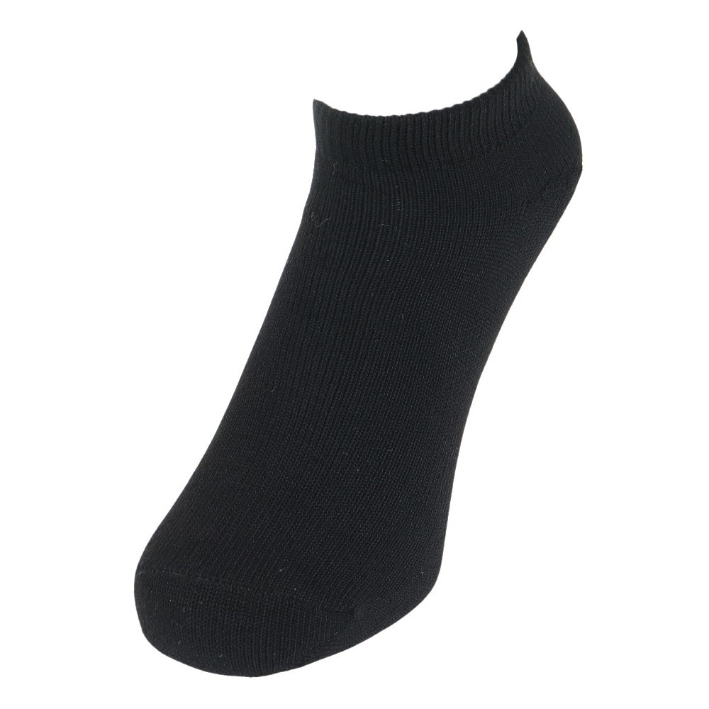クー（Coo.）（レディース）ソックス 2足組 3層 ショート 895Q3OK0297 BLK