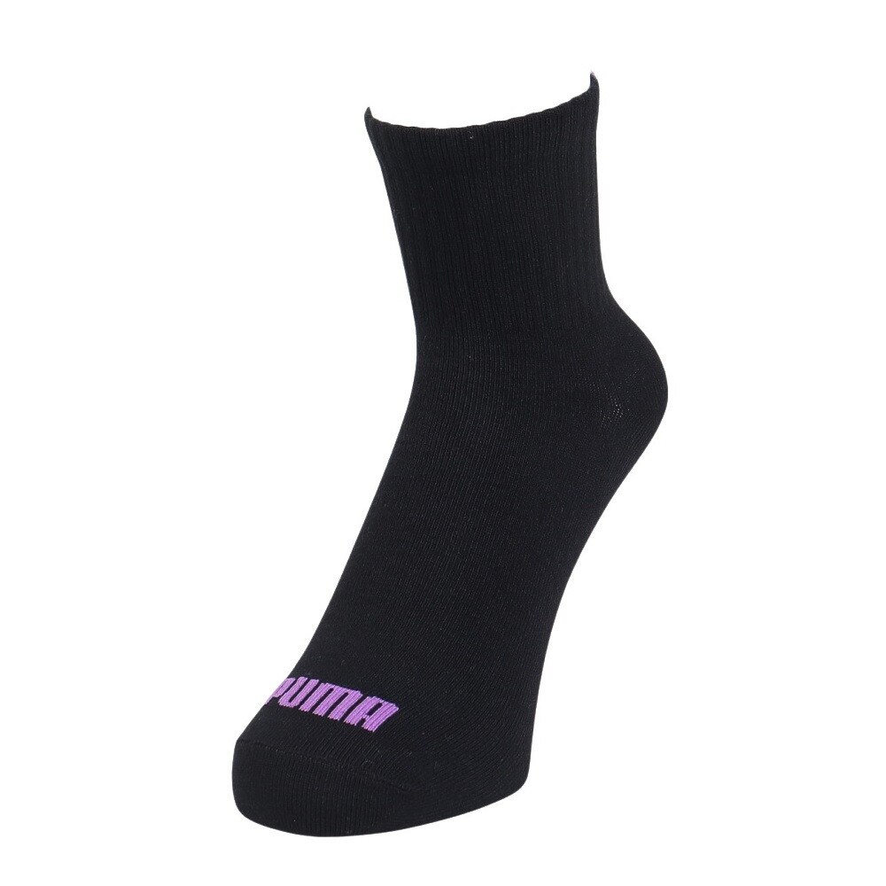 プーマ（PUMA）（レディース）ハート ST ソックス 2足組 3563094-BK