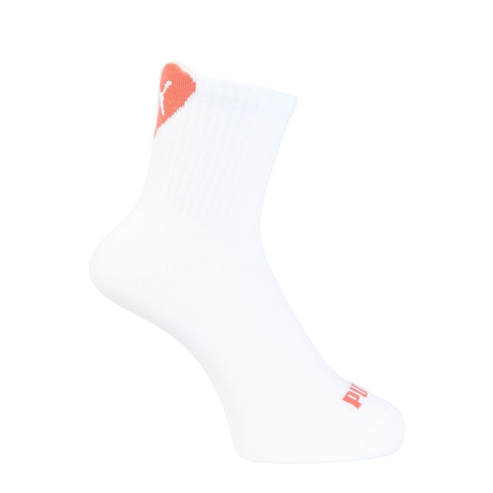 プーマ（PUMA）（レディース）ハート ST ソックス 2足組 3563094-BK