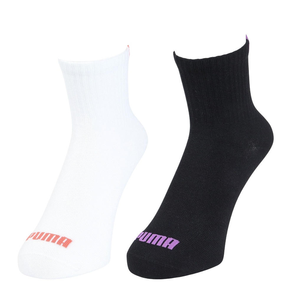プーマ（PUMA）（レディース）ハート ST ソックス 2足組 3563094-WH