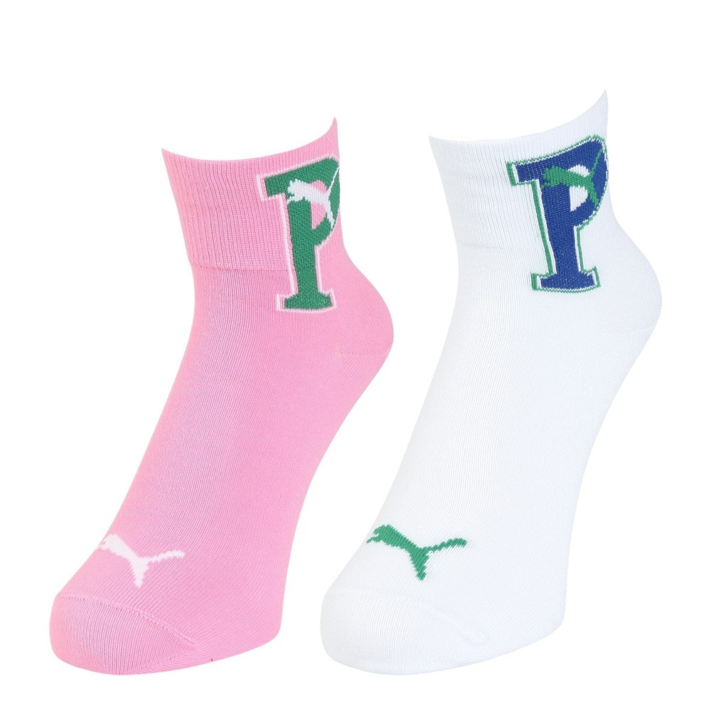 プーマ（PUMA）（レディース）Pマーク ST ソックス 2足組 3563096-PK