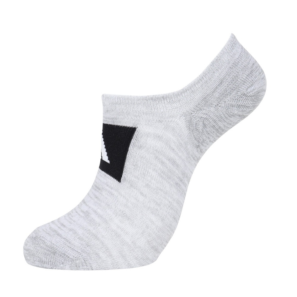 アディダス（adidas）（レディース）ソックス 靴下 2足組 2P SOCKSSOCKSLGTGRE グレー/黒 Sサイズ(23-25cm) ODW13-KK8061 スニーカー丈 セット