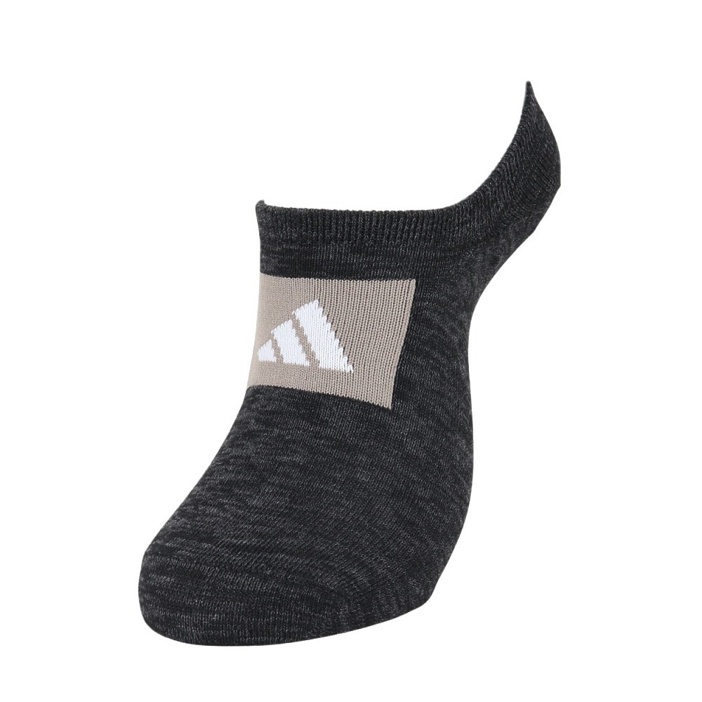 アディダス（adidas）（レディース）ソックス 靴下 2足組 2P SOCKSSOCKSLGTGRE グレー/黒 Sサイズ(23-25cm) ODW13-KK8061 スニーカー丈 セット