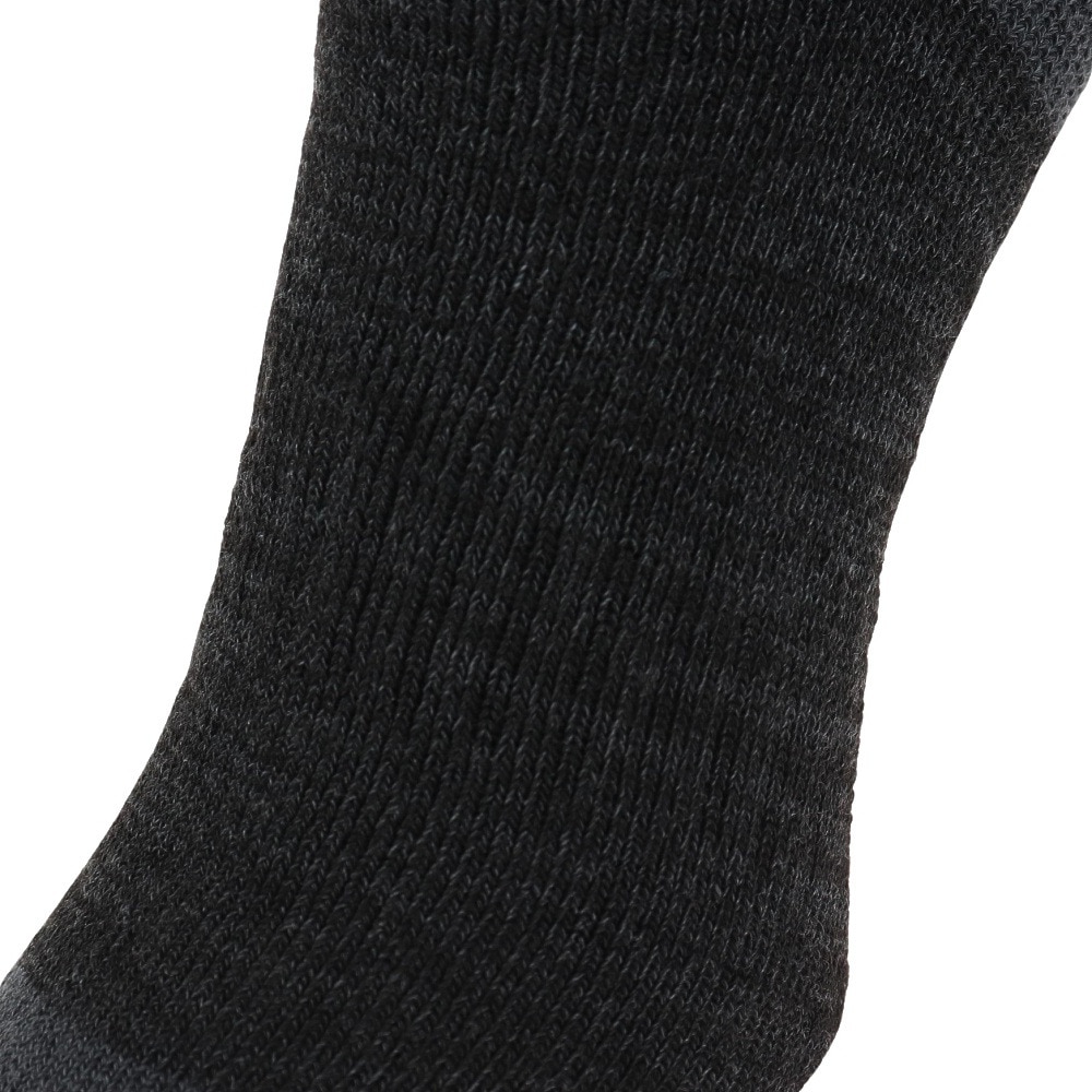 エアボーン（ARBN）（レディース）ヒートクロス 2足組 ロングソックス AB33AC1455 BLK 22～25cm