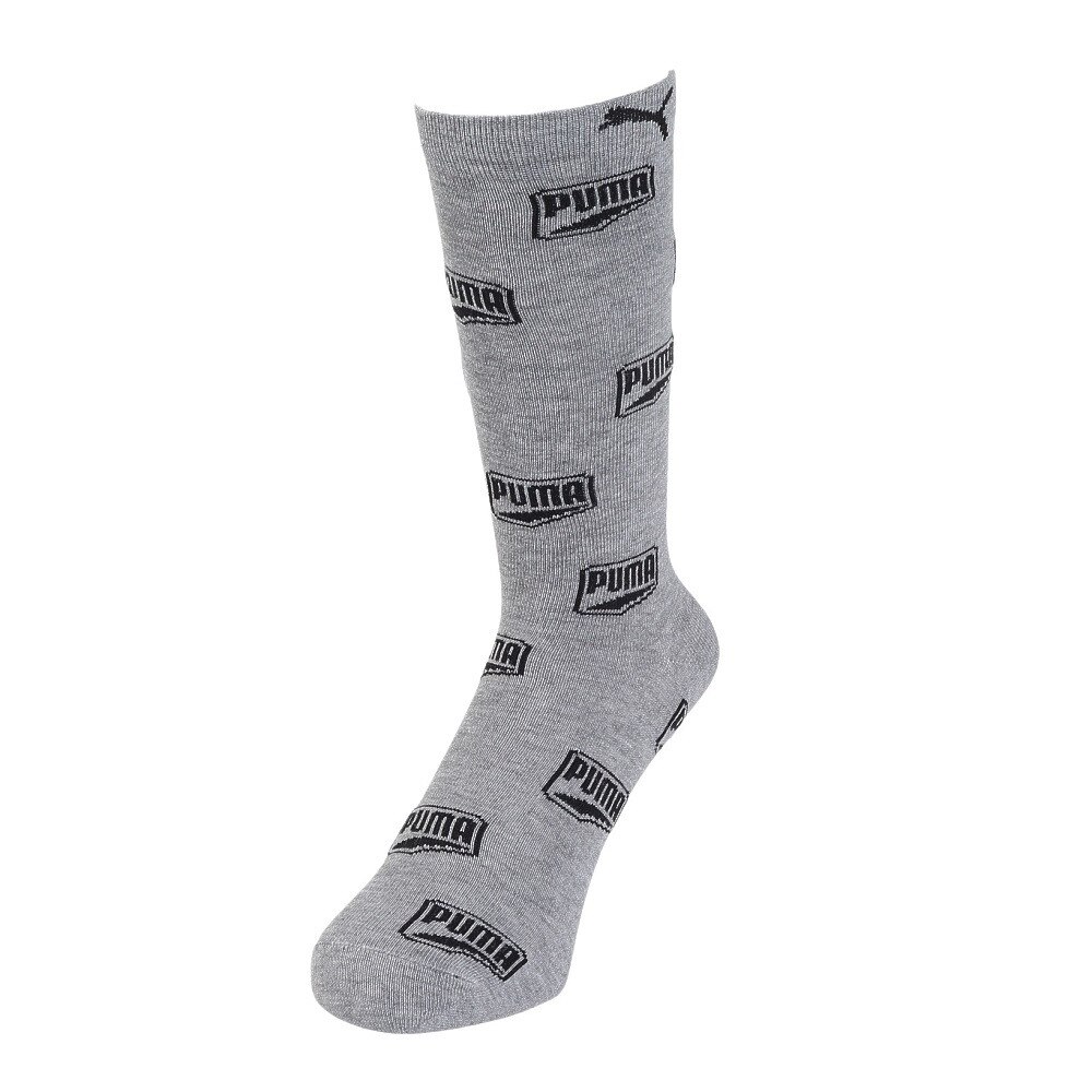 プーマ（PUMA）（レディース）総ロゴ HS ソックス 2足組 3563098-GR