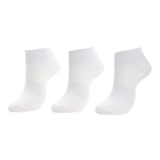 (レディース)ノンパイル アンクルソックス 3足組 895PA9OK1544WHT