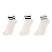 その他ブランド(OTHER BRAND)(レディース)3足組 2本ライン ショートソックス 895NN2OK4653 895NN2OK4654 895NN2OK4655