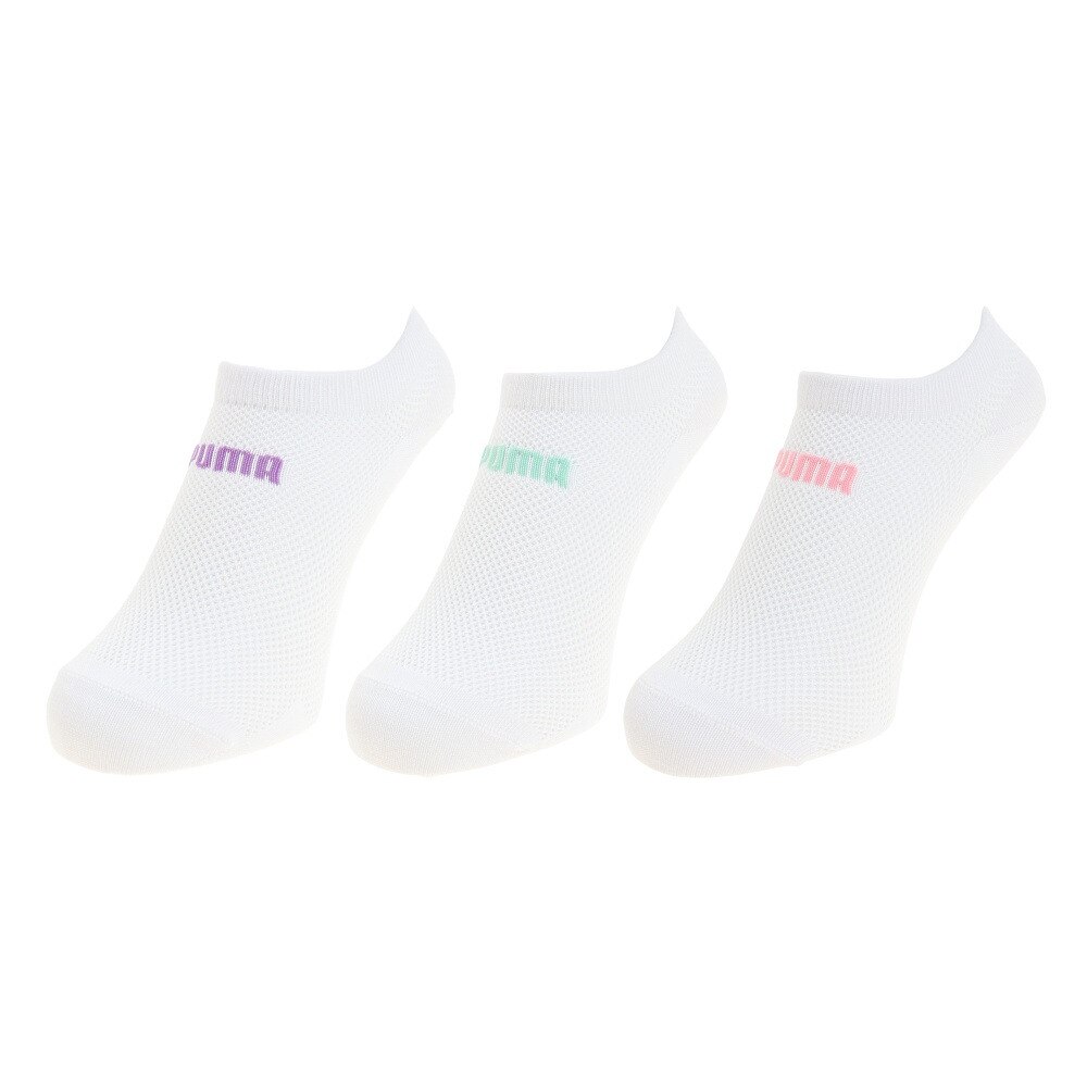 プーマ（PUMA）（レディース）アンクルソックス 3足組 3563011-02