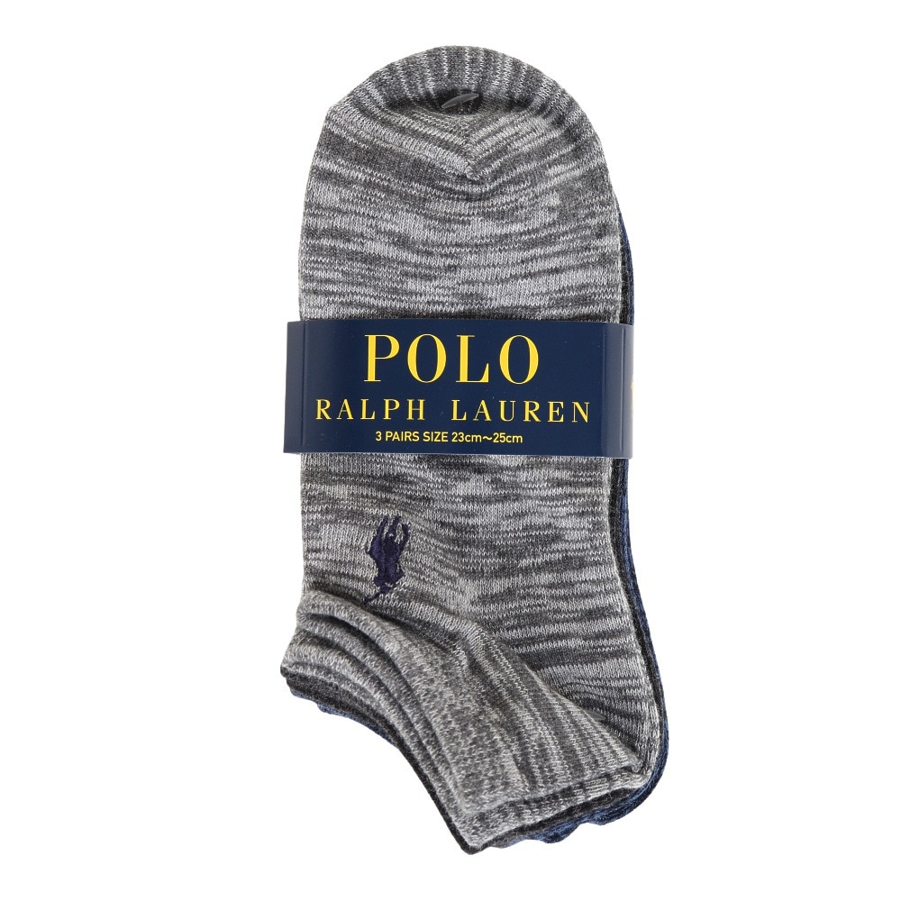 ポロ ラルフローレン（Polo Ralph Lauren）（レディース）アンクルソックス 3足組 23～25cm 3246226-01