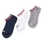 (レディース)3足組 アンクルソックス 3520651-01-235