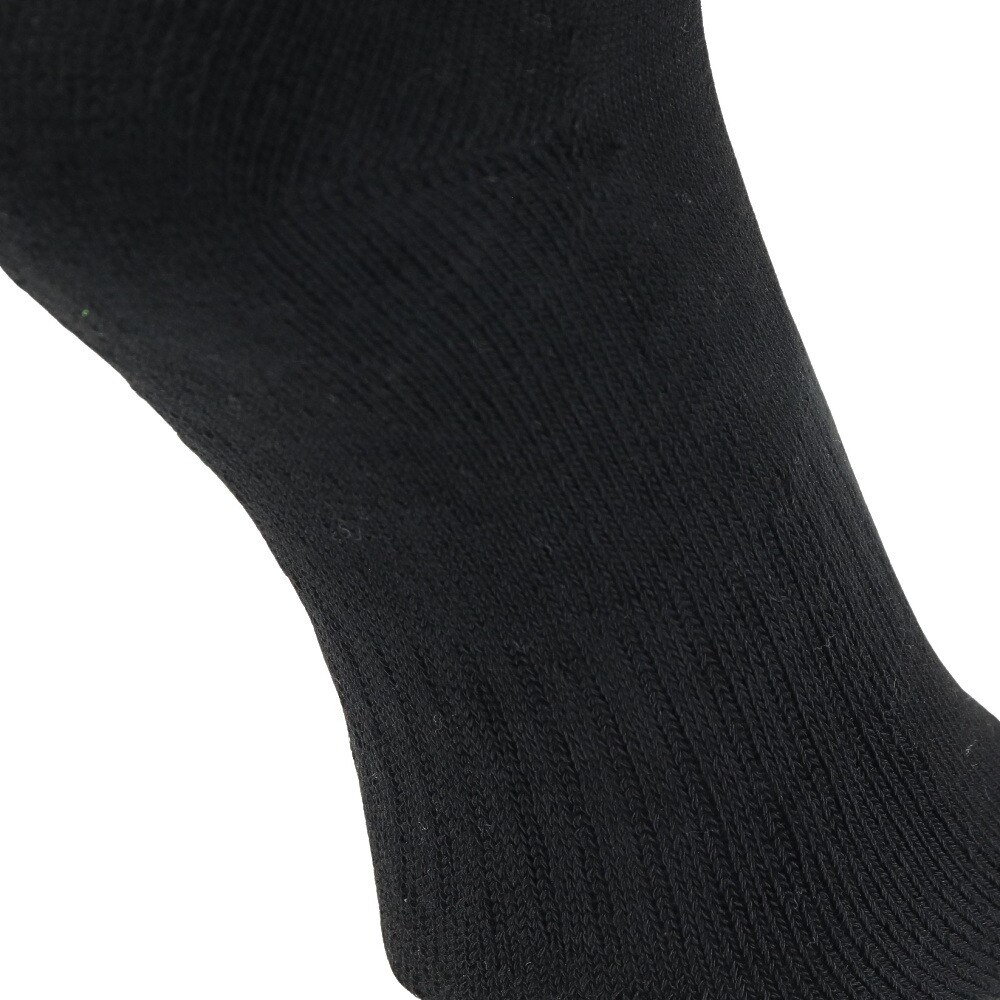 クー（Coo.）（レディース）ソックス 3足組 HEAT-X アンクル 895Q3OK0284 BLK