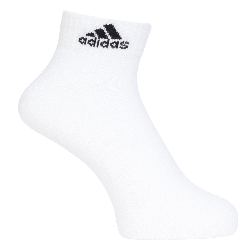アディダス（adidas）（レディース）クッション スポーツウェア アンクルソックス 3足組 EBB63-HT3441