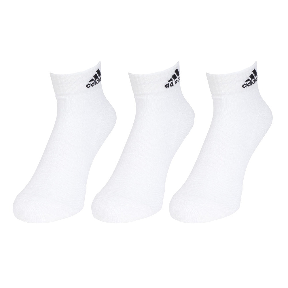 アディダス（adidas）（レディース）クッション スポーツウェア アンクルソックス 3足組 EBB63-HT3441