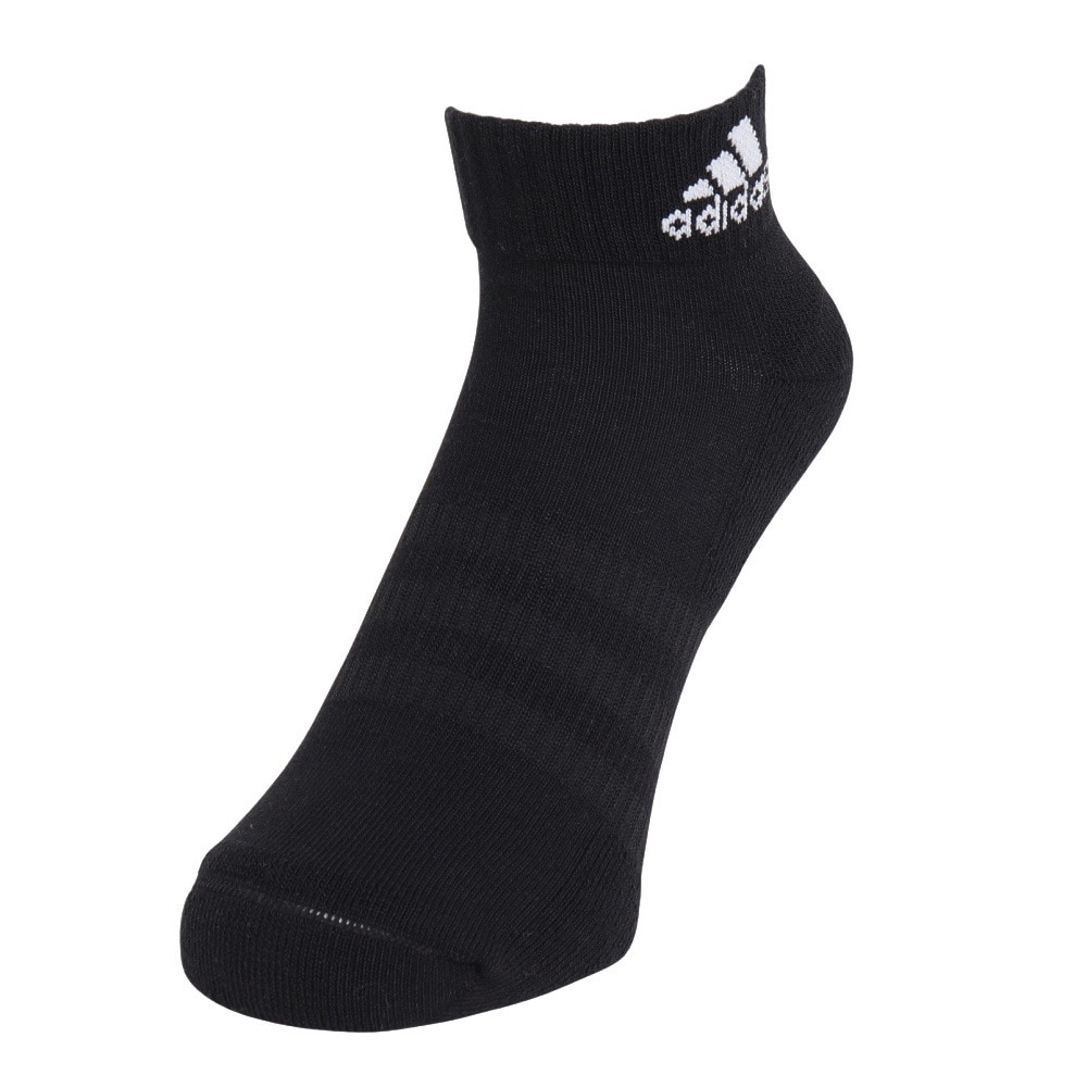 アディダス（adidas）（レディース）クッション スポーツウェア アンクルソックス3足組 EBB63-IC1277