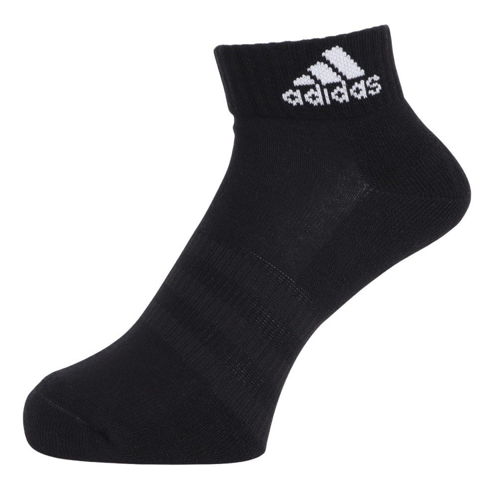 アディダス（adidas）（レディース）クッション スポーツウェア アンクルソックス3足組 EBB63-IC1277
