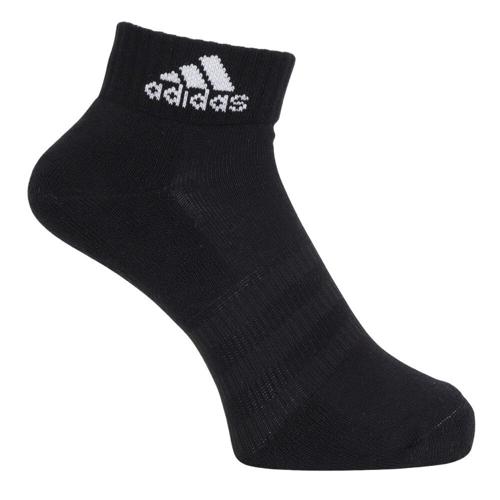 アディダス（adidas）（レディース）クッション スポーツウェア アンクルソックス3足組 EBB63-IC1277