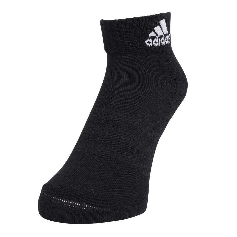 アディダス（adidas）（レディース）クッション スポーツウェア アンクルソックス3足組 EBB63-IC1281