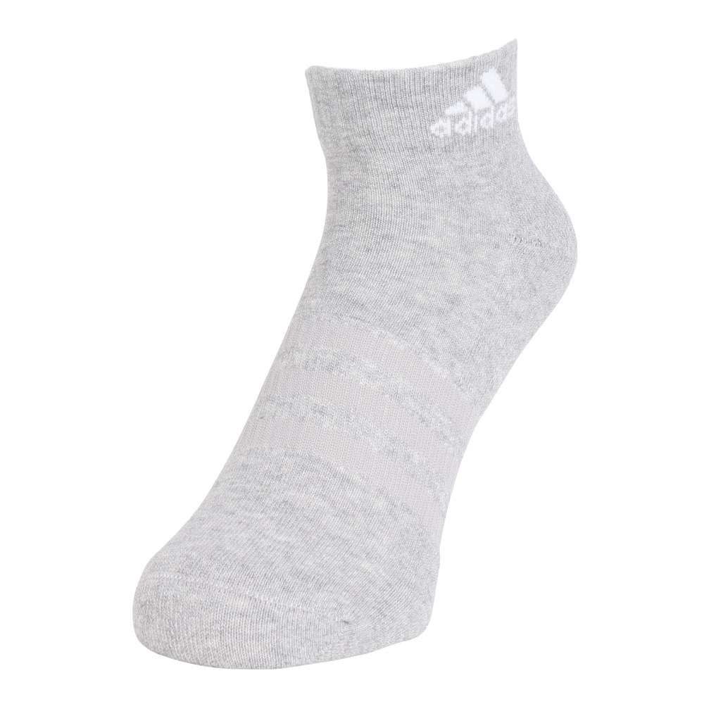 アディダス（adidas）（レディース）クッション スポーツウェア アンクルソックス3足組 EBB63-IC1281