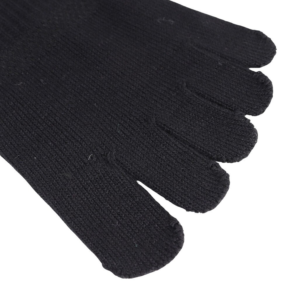クー（Coo.）（レディース）消臭5本指ソックス 3足組 BLK 895NN3OK0073