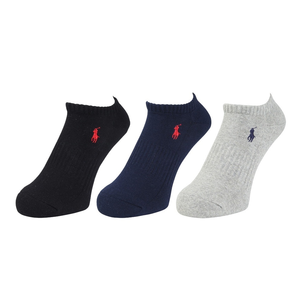ポロ ラルフローレン（Polo Ralph Lauren）（レディース）無地 SN ソックス 3足組 3246602-13