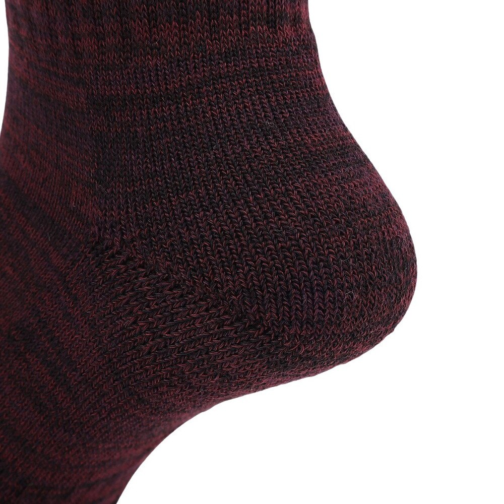クー（Coo.）（レディース）ヒートクロス 3足組 アンクル丈 ソックス 895Q4GSA0054 BRN 22-25cm 抗菌防臭