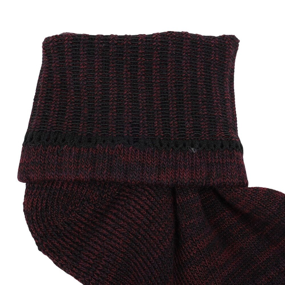 クー（Coo.）（レディース）ヒートクロス 3足組 アンクル丈 ソックス 895Q4GSA0054 BRN 22-25cm 抗菌防臭