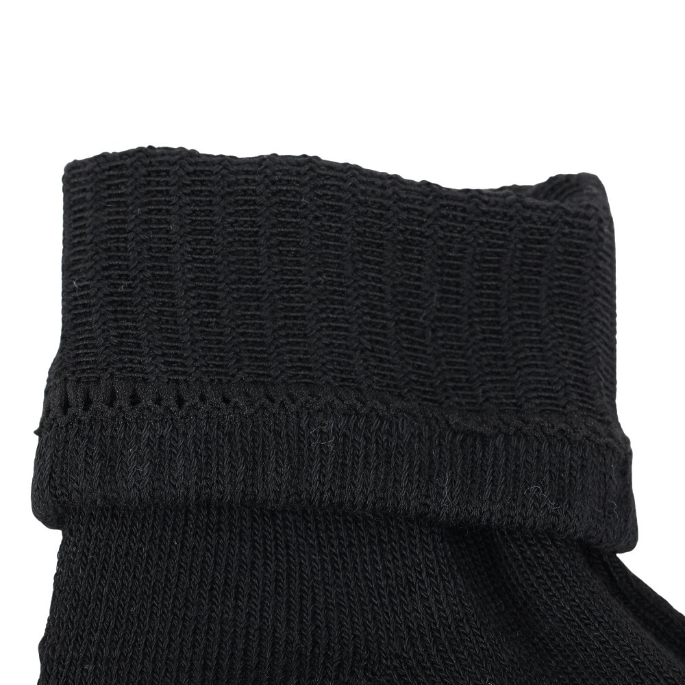 クー（Coo.）（レディース）ヒートクロス 3足組 アンクル丈 ソックス 895Q4GSA0055 BLK 黒 22-25cm 抗菌防臭