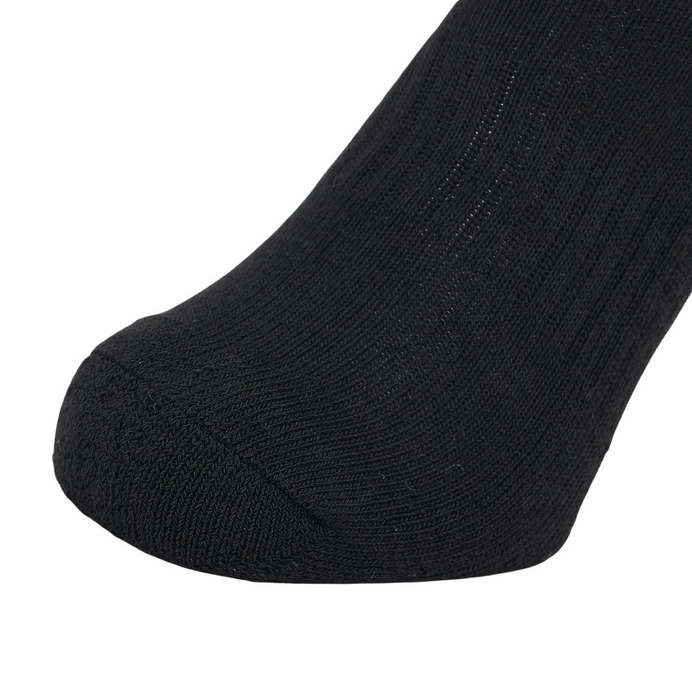 クー（Coo.）（レディース）ヒートクロス 3足組 アンクル丈 ソックス 895Q4GSA0055 BLK 黒 22-25cm 抗菌防臭