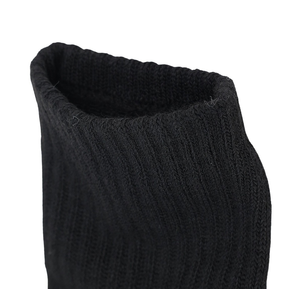 クー（Coo.）（レディース）ヒートクロス 3足組 アンクル丈 ソックス 895Q4GSA0055 BLK 黒 22-25cm 抗菌防臭