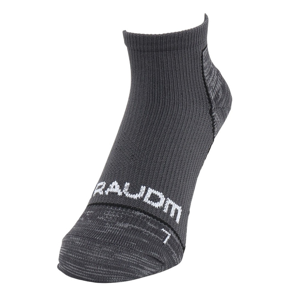 ジローム（GIRAUDM）（レディース）靴下 シャインアンクルソックス 3足組 22-25センチ SK5S0007-WA895-GRGSA BLK 伸縮 フィット ストレッチ シンプル