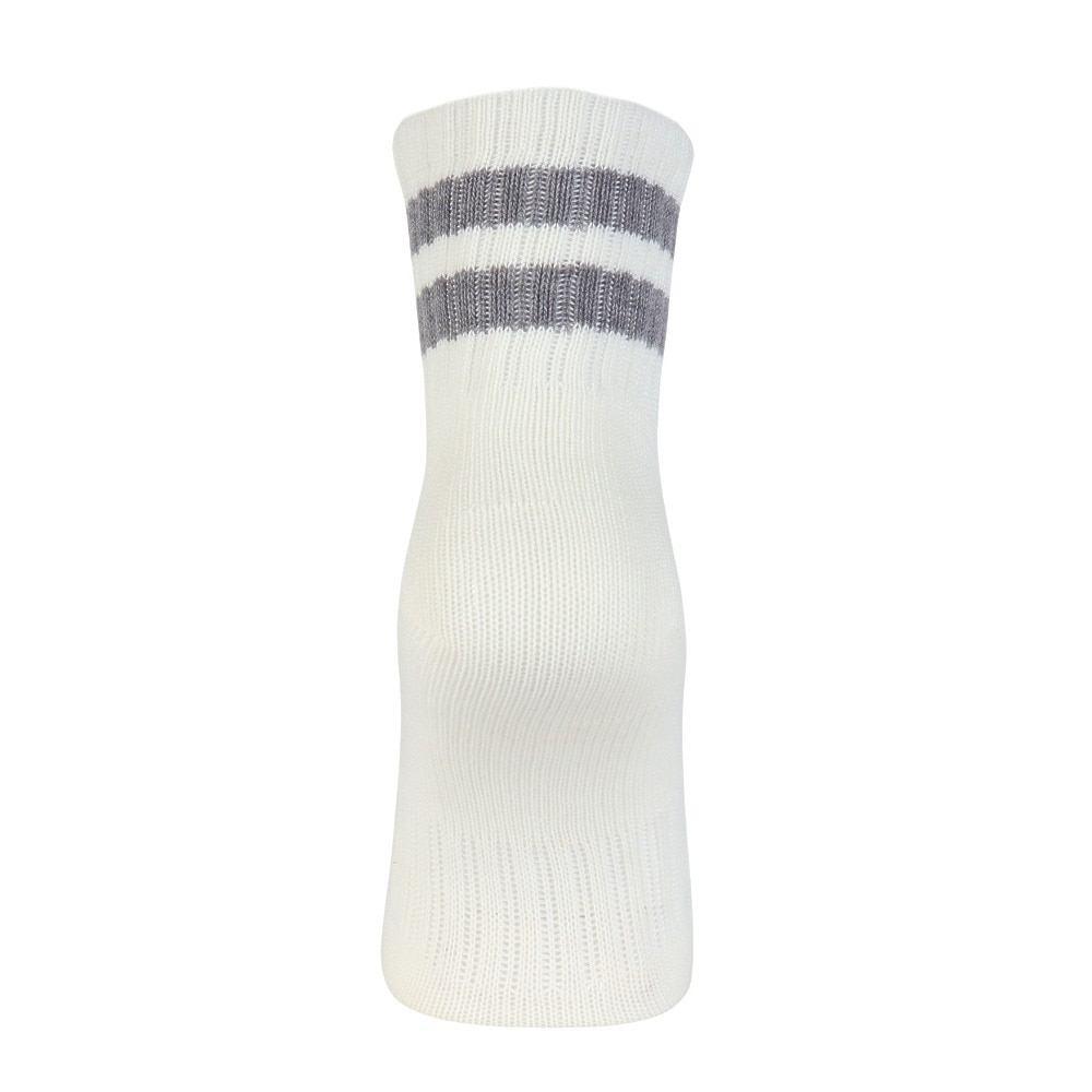 クー（Coo.）（レディース）靴下 アンクル丈ソックス 3足組 LGYDGYBLU 22-25センチ 895CO5GSA0044 LGY ラインソックス 抗菌 防臭 シンプル カジュアル 新調 