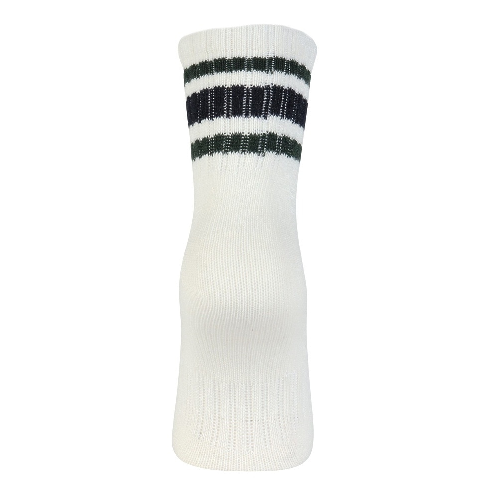 クー（Coo.）（レディース）靴下 アンクル丈ソックス 3足組 BLKWHTOFF 22-25センチ 895CO5GSA0047 BLK ラインソックス 抗菌 防臭 シンプル カジュアル 新調 
