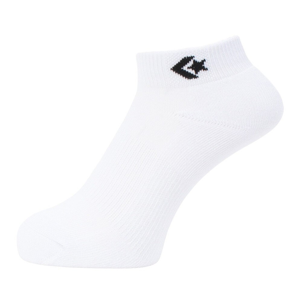 コンバース（CONVERSE）（レディース）アンクルソックス 3足組 白 23-25センチ 41900020 シンプル スポーツ 部活 学生