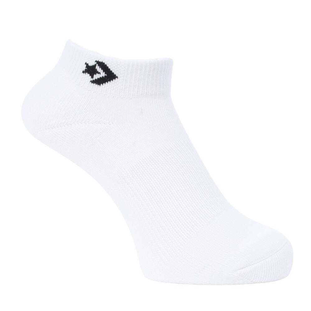 コンバース（CONVERSE）（レディース）アンクルソックス 3足組 白 23-25センチ 41900020 シンプル スポーツ 部活 学生