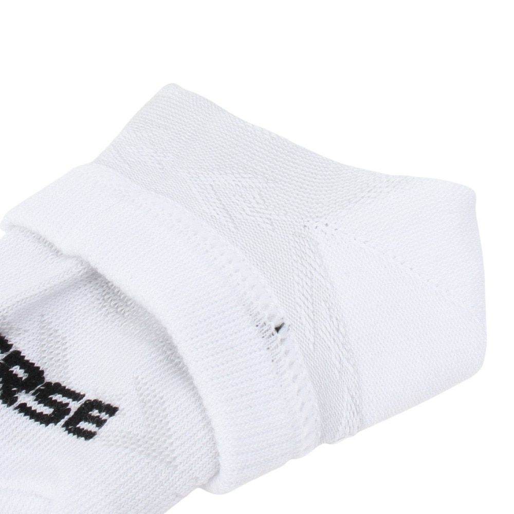 コンバース（CONVERSE）（レディース）アンクルソックス 3足組 メッシュ 白 23-25センチ 41900030 シンプル スポーツ 部活 学生 私服 新調 衣替え 運動 ギフト プレゼント