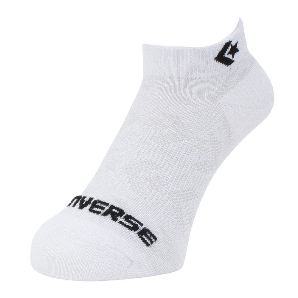 コンバース（CONVERSE）（レディース）アンクルソックス 3足組 メッシュ 白 23-25センチ 41900030 シンプル スポーツ 部活 学生 私服 新調 衣替え 運動 ギフト プレゼント