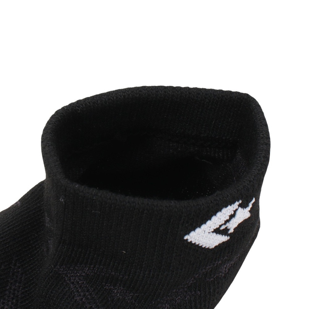 コンバース（CONVERSE）（レディース）アンクルソックス 3足組 メッシュ  黒 23-25センチ 41900031 シンプル スポーツ 部活 学生 私服 新調 衣替え 運動 ギフト プレゼント