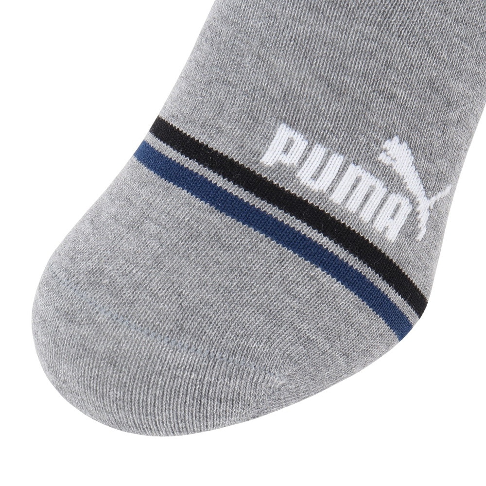 プーマ（PUMA）（レディース）靴下 ライン スニーカーソックス 3足組 23.0cm 3563217-02 3色セット