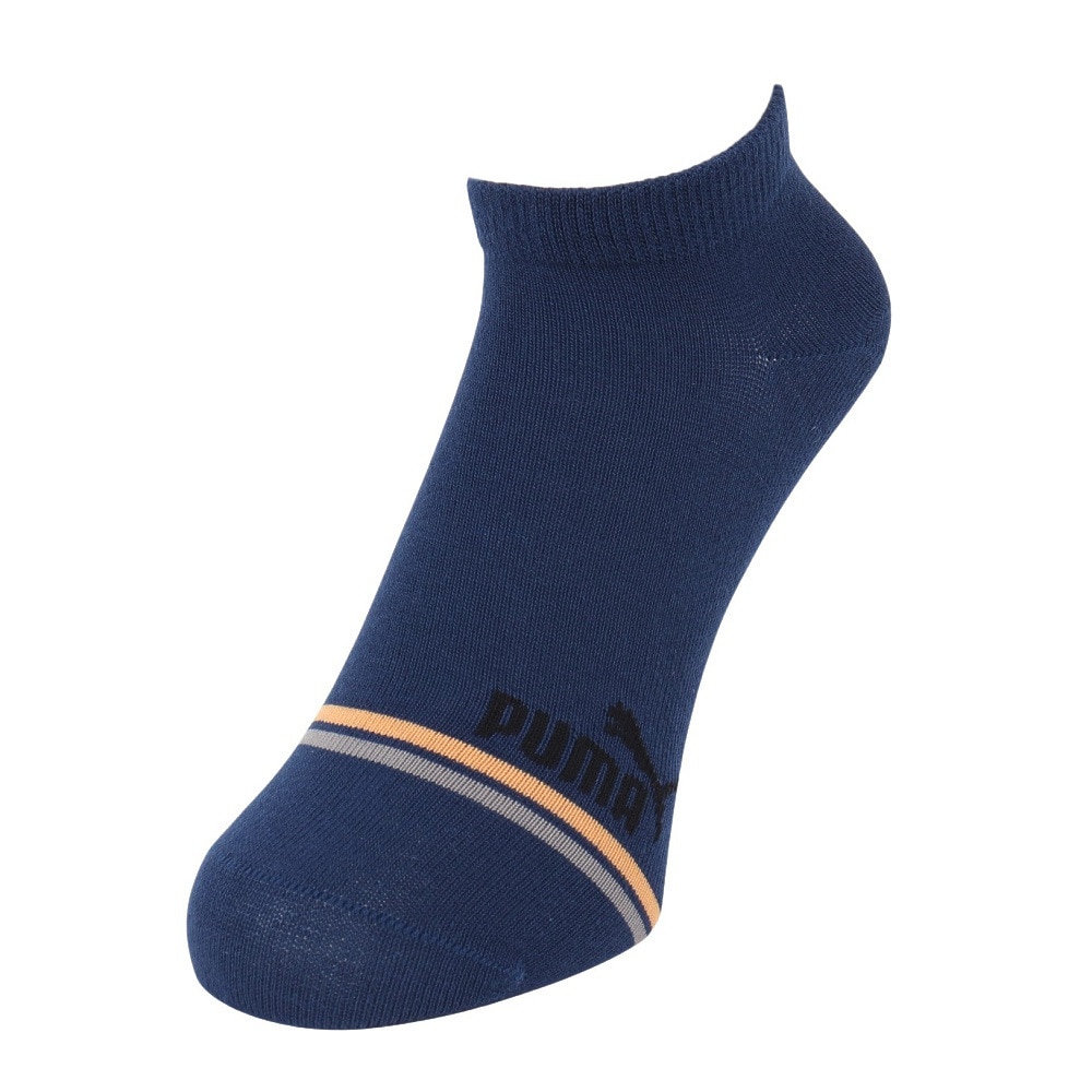 プーマ（PUMA）（レディース）靴下 ライン スニーカーソックス 3足組 23.0cm 3563217-02 3色セット