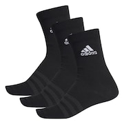 アディダス（adidas）（レディース）クルーソックス 3足組 FXI58-DZ9394