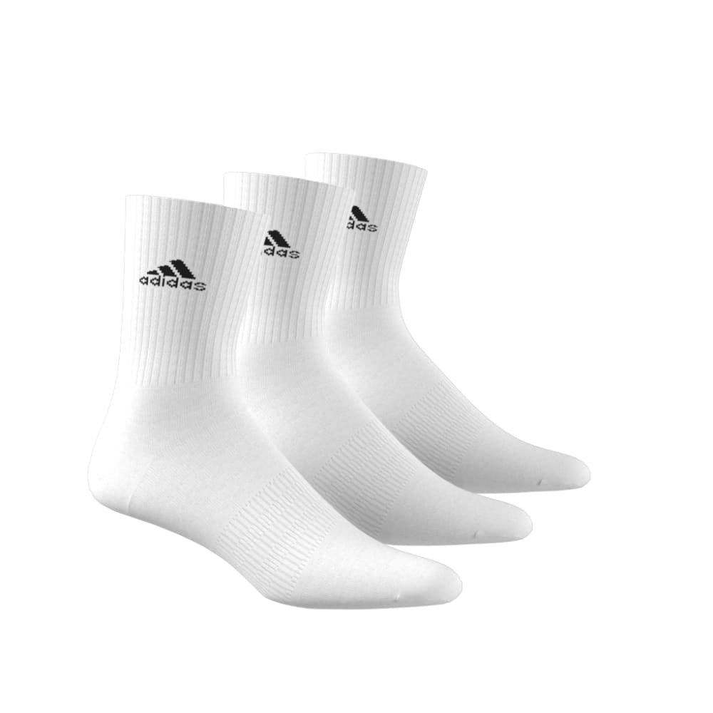 アディダス（adidas）（レディース）クッション クルーソックス 3足組 EBB96-HT3446