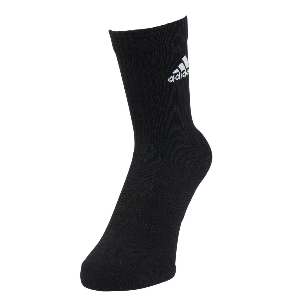 アディダス（adidas）（レディース）クッション クルーソックス 3足組 EBB96-IC1310