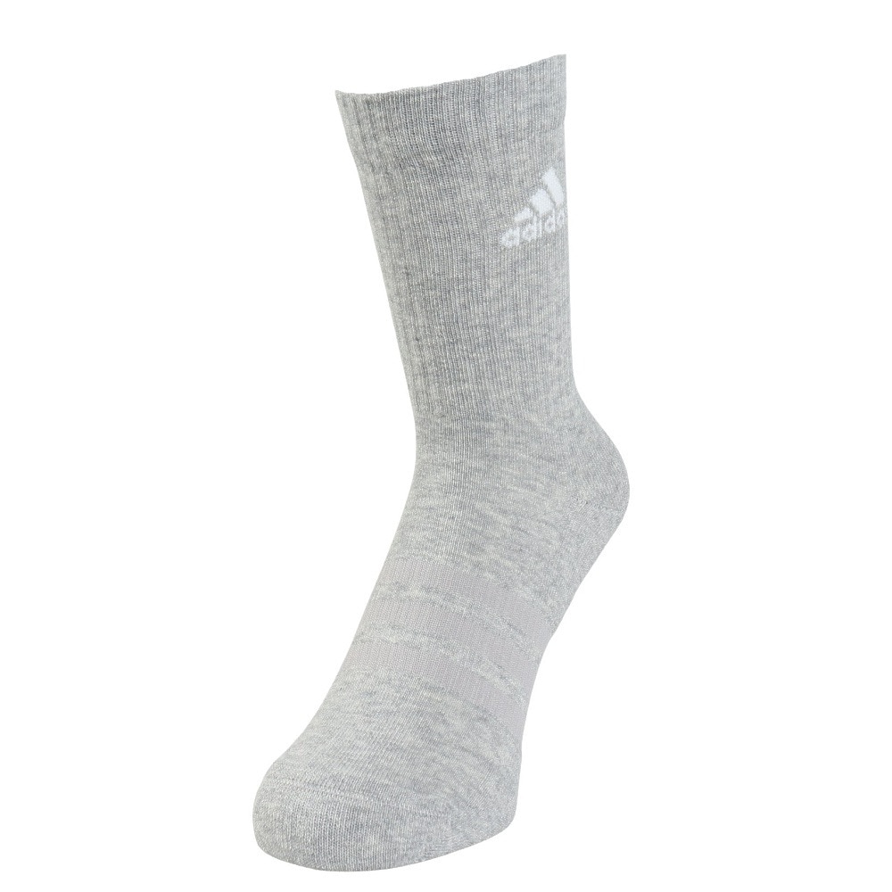 アディダス（adidas）（レディース）クッション クルーソックス 3足組 EBB96-IC1311