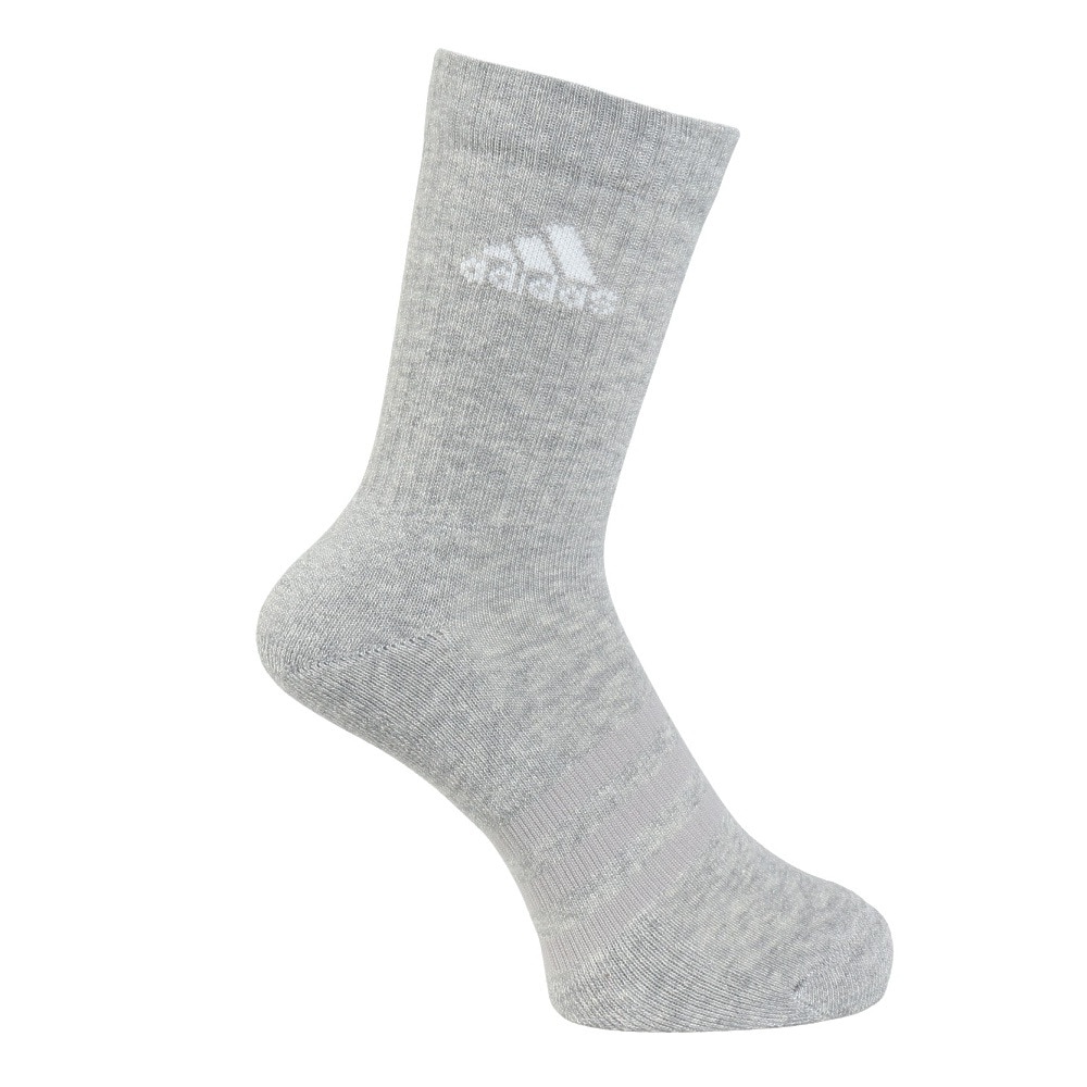 アディダス（adidas）（レディース）クッション クルーソックス 3足組 EBB96-IC1311