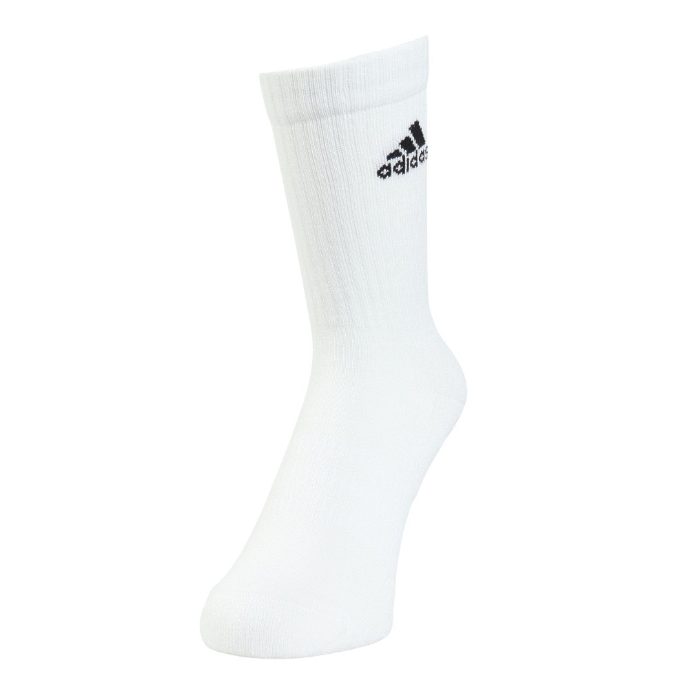 アディダス（adidas）（レディース）クッション クルーソックス 3足組 EBB96-IC1311
