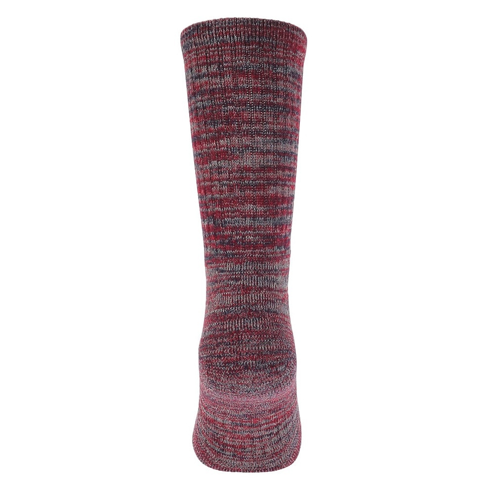クー（Coo.）（レディース）ソックス 3足組 HEAT-X クルー 895Q3OK0283 REDNVYBLK 防寒 22cm