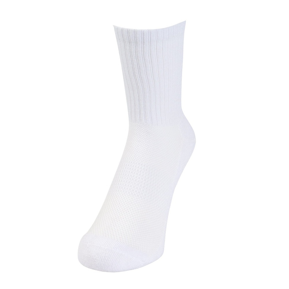 クー（Coo.）（レディース）クルー丈 ソックス 3足組 23 24S895Q3OK0013WHT