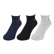 (レディース)無地 QT ソックス 3足組 3246604-13
