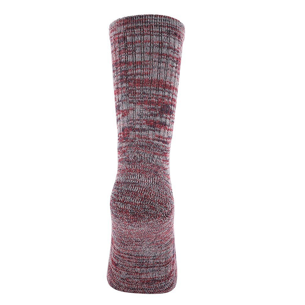 クー（Coo.）（レディース）ヒートクロス 3足組 クルー丈 ソックス 895Q4GSA0056 RED 22-25cm 抗菌防臭