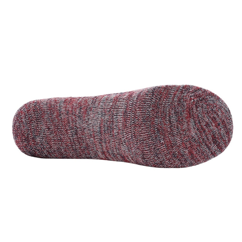 クー（Coo.）（レディース）ヒートクロス 3足組 クルー丈 ソックス 895Q4GSA0056 RED 22-25cm 抗菌防臭